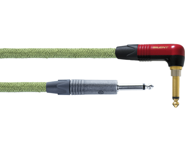 Cordial - Cable Guitare 3m Coude Silent Fibres De Chanvre Câbles Et  Connectiques 