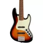 FENDER - PLAYER PLUS JAZZ BASS V PAU FERRO FINGERBOARD 3-TONE SUNBURST