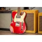 FENDER CUSTOM SHOP - S23 LTD 60s HS TELE HREL - AGED CANDY APPLE RED OVER PINK PAISLEY