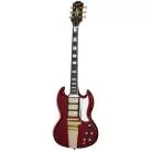 EPIPHONE - JOE BONAMASSA 1963 SG CUSTOM DARK WINE RED