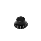 GIBSON - PRHK-010 TOP HAT KNOBS (BLACK)(4 PCS.)