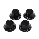 GIBSON - PRHK-010 TOP HAT KNOBS (BLACK)(4 PCS.)