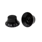 GIBSON - PRHK-010 TOP HAT KNOBS (BLACK)(4 PCS.)