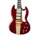 EPIPHONE - JOE BONAMASSA 1963 SG CUSTOM DARK WINE RED