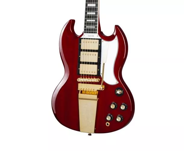 EPIPHONE - JOE BONAMASSA 1963 SG CUSTOM DARK WINE RED