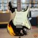 FENDER CUSTOM SHOP - W22 LTD 59 STRAT SUPER HEAVY RELIC-ABLACK OVER 3 COLOUR SUNBURSTLK