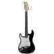 EKO - S300 TYPE STRAT BLACK GAUCHER
