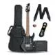 PACK GUITARE IBANEZ NOIR- GRX70QATKS BY HURRICANE MUSIC