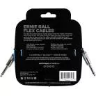 ERNIE BALL - CABLES INSTRUMENT FLEX JACK/JACK 3M BLEU