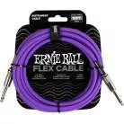 ERNIE BALL - CABLES INSTRUMENT FLEX JACK/JACK 3M VIOLET