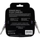 ERNIE BALL - CABLES INSTRUMENT FLEX JACK/JACK 3M VIOLET