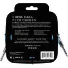 ERNIE BALL - CABLES INSTRUMENT FLEX JACK/JACK 6M BLEU