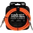 ERNIE BALL - CABLES INSTRUMENT FLEX JACK/JACK 3M ORANGE