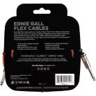 ERNIE BALL - CABLES INSTRUMENT FLEX JACK/JACK 3M ORANGE