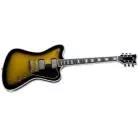 LTD - GUITARE ELECTRIQUE SIGNATURE BILL KELLIHER SPARROWHAWK VINTAGE SILVER SUNBURST