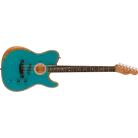 FENDER - LIMITED EDITION AMERICAN ACOUSTASONIC TELECASTER CHANNEL-BOUND NECK OCEAN TURQUOISE