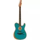 LIMITED EDITION AMERICAN ACOUSTASONIC® TELECASTER®, CHANNEL-BOUND NECK, OCEAN TURQUOISE