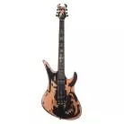 SCHECTER - SYNYSTER GATES CUSTOM RELIC FLOYD-ROSE, MICRO SUSTAINIAC - DISTRESSED SATIN BLACK