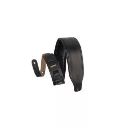 LEVY'S - COURROIE CUIR 6,4 CM, REMBOURREE, AVEC REBORD DE CONFORT - BLACK