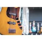 FENDER - DEPV397045 AMERICAN DELUXE J BASS V ASH + ETUI