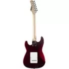 EKO - GUITARE ELECTRIQUE ST 100 FORMAT 3/4 TYPE STRAT CHROME RED