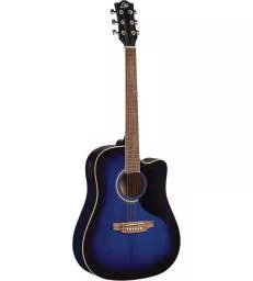 EKO - GUITARE ELECTRO RANGER CUTAWAY EQ BLUE SUNBURST