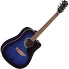 EKO - GUITARE ELECTRO RANGER CUTAWAY EQ BLUE SUNBURST