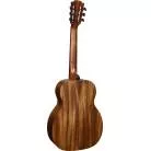 LAG - GUITARE ACOUSTIQUE BLUEWAVE 1 NYLON TRAVEL ELECTRO BROWN