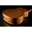 LAG - GUITARE ACOUSTIQUE BLUEWAVE 1 NYLON TRAVEL ELECTRO BROWN