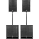 HK AUDIO - 2 PRO-112 FD2, 2 PRO-118 SD2 + 2 MATS K&M