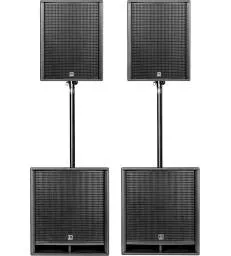 HK AUDIO - 2 PRO-115 FD2, 2 PRO-118 SD2 +  2 MATS K&M