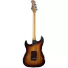 EKO - GUITARE ELECTRIQUE ST 401 TYPE STRAT SUNBURST - TOUCHE ERABLE