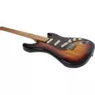 EKO - GUITARE ELECTRIQUE ST 401 TYPE STRAT SUNBURST - TOUCHE ERABLE