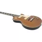EKO - GUITARE ELECTRIQUE LS 400 TYPE LP VINTAGE MICROS P90 GOLD