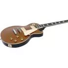 EKO - GUITARE ELECTRIQUE LS 400 TYPE LP VINTAGE MICROS P90 GOLD