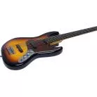 EKO - BASSE ELECTRIQUE JB 300 5 CORDES TYPE JAZZ SUNBURST