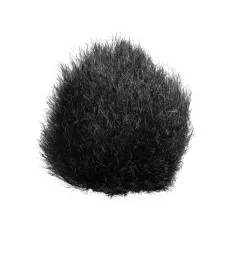 SHURE - BONNETTE FOURRURE ANTI-VENT NOIRE POUR MOVEMIC