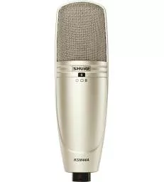 SHURE - KSM44A-SL MICRO STATIQUE 1" CARDIO/OMNI/8