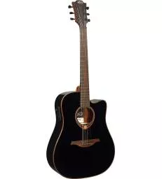 LAG - DREADNOUGHT CUTAWAY ELECTRO BLACK