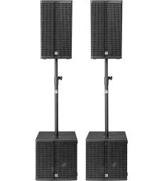 HK AUDIO - L3PACK-COMPACT 2 L3-112FA, 2 LSUB-1500A, HOUSSES + MATS