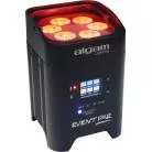 ALGAM LIGHTING - PAR SUR BATTERIE 6 LED 12W RGBWAUV IR ET DMX SANS-FIL