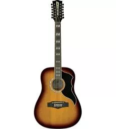 EKO - GUITARE DREADNOUGHT 12 CORDES ELECTRO HONEY BURST