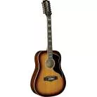 EKO - GUITARE DREADNOUGHT 12 CORDES ELECTRO HONEY BURST