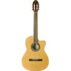 EKO - GUITARE CLASSIQUE 4/4 CUTAWAY ELECTRO NATURAL - TABLE EN CEDRE