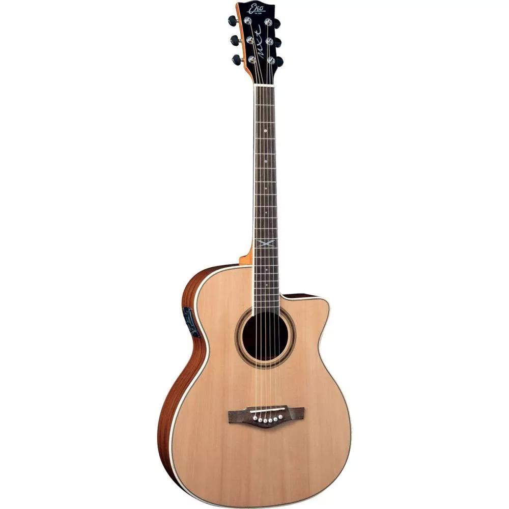 Guitare Classique Électro-Acoustique EKO NXT Série Naturel - 12 Cordes Avec EQ Et Pan Coupé