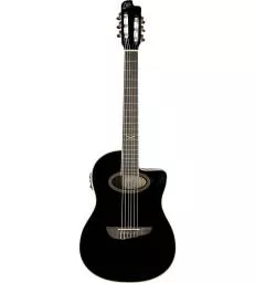 EKO - GUITARE NYLON CUTAWAY ELECTRO SEE THROUGH BLACK