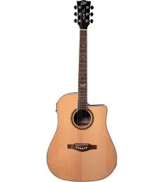 EKO - GUITARE DREADNOUGHT CUTAWAY ELECTRO NATURAL