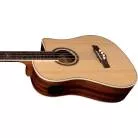 EKO - GUITARE DREADNOUGHT BASSE CUTAWAY ELECTRO NATURAL