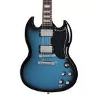 GIBSON - SG STANDARD '61 STOP BAR PELHAM BLUE BURST