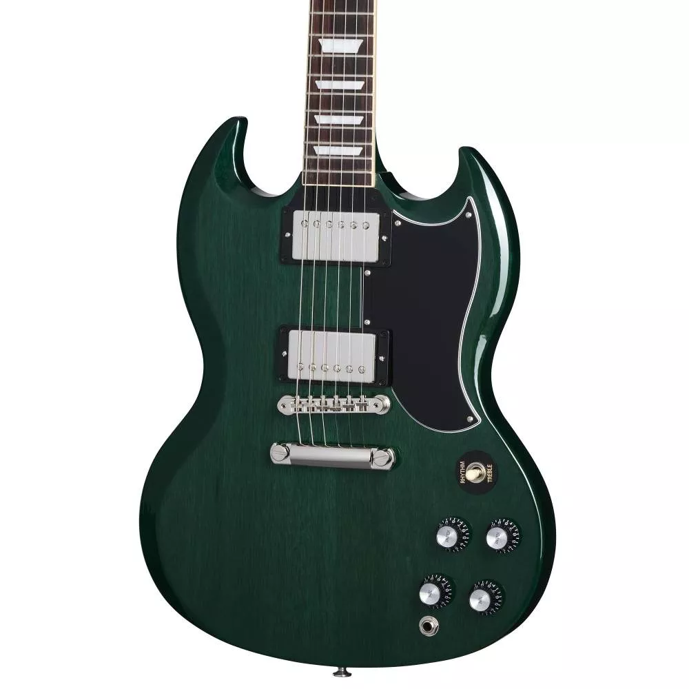 Gibson SG standard ‘61 Gibson - Sg Standard '61 Stop Bar Translucent Teal Guitare